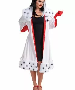 Disguise 101 Dalmatians Animated Cruella Jacket Deluxe Costume For Women