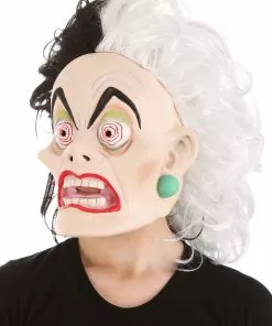 Elope Disney 101 Dalmatians Cruella De Vil Latex Mask -Wonderful Halloween Costumes Shop 101 dalmatians cruella de vil latex mask alt 2