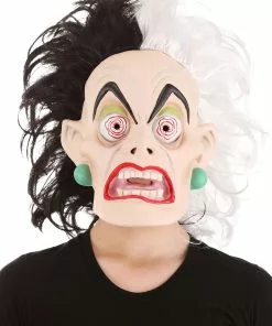 Elope Disney 101 Dalmatians Cruella De Vil Latex Mask -Wonderful Halloween Costumes Shop 101 dalmatians cruella de vil latex mask alt 4