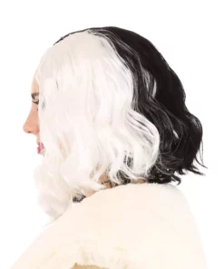 Partytime Costume & Lingerie (Yiwu) Factory Trendy Cruella De Vil Wig For Women From Disney's 101 Dalmatians -Wonderful Halloween Costumes Shop 101 dalmatians trendy cruella wig alt 3