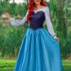 Armada Disney's The Little Mermaid Ariel Blue Costume Dress For Women -Wonderful Halloween Costumes Shop adult ariel blue dress costume 2