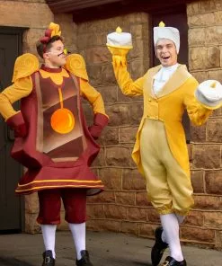 Fun Costumes Cogsworth Costume For Men From Disney's Beauty And The Beast -Wonderful Halloween Costumes Shop adult beauty and the beast cogsworth costume alt 9