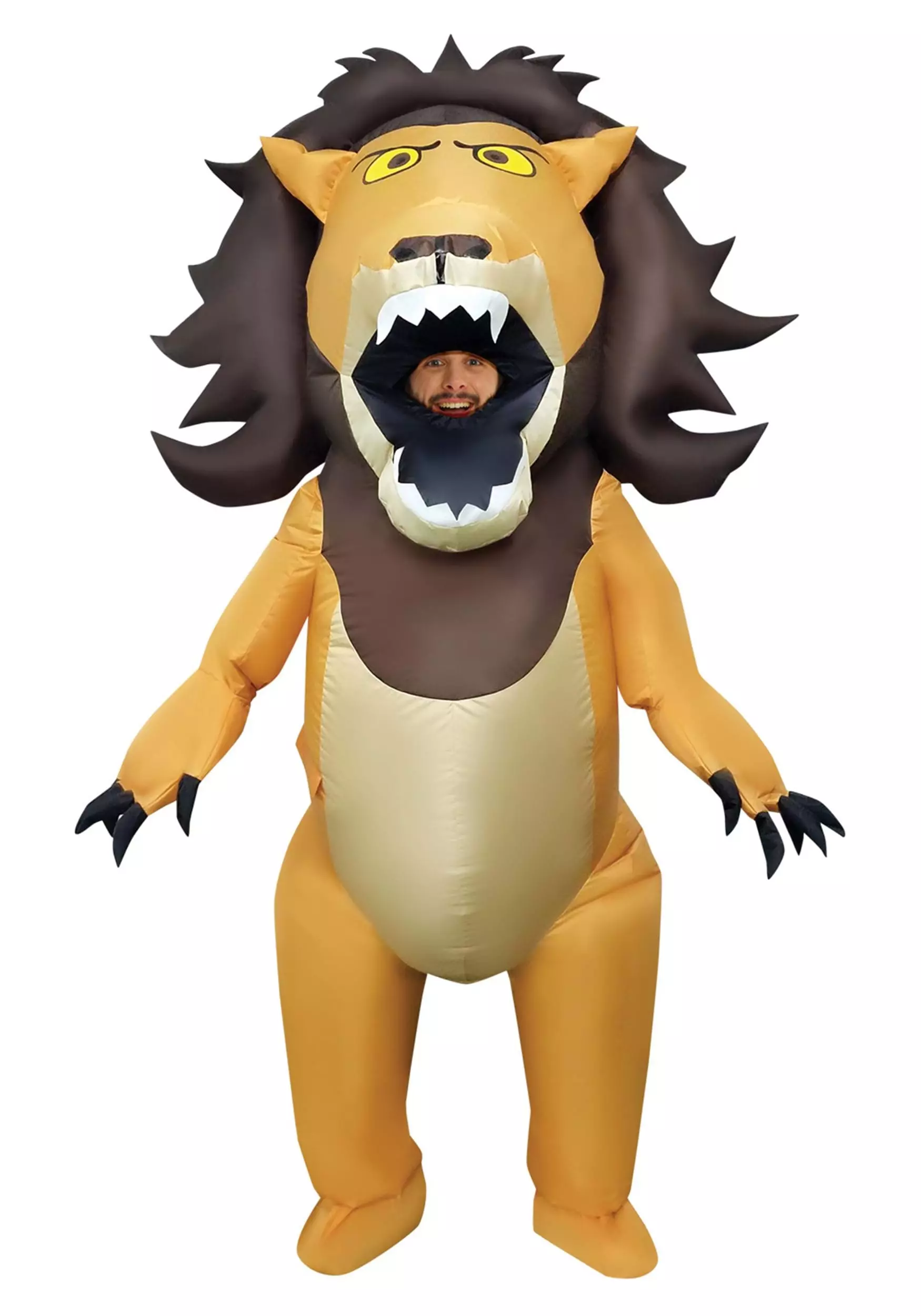 Morphsuits Big Mouth Lion Adult Inflatable Costume 3 Morphsuits Big Mouth Lion Adult Inflatable Costume