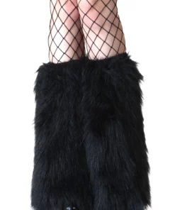 Fun Costumes Adult Black Furry Boot Covers