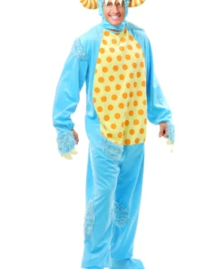 Charades Blue Monster Costume For Adults