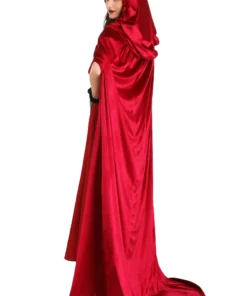 Partytime Costume & Lingerie (Yiwu) Factory Crimson Riding Cloak 8 Partytime Costume & Lingerie (Yiwu) Factory Crimson Riding Cloak -Wonderful Halloween Costumes Shop adult crimson riding cloak alt 1