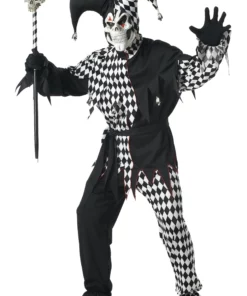 California Costume Collection Adult Dark Jester Costume