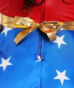 Rubies Costume Co. Inc Deluxe Long Dress Wonder Woman Adult Costume 16 Rubies Costume Co. Inc Deluxe Long Dress Wonder Woman Adult Costume -Wonderful Halloween Costumes Shop adult deluxe long dress wonder woman costume alt5