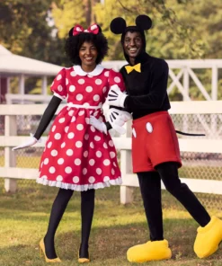 Fun Costumes Deluxe Mickey Mouse Disney Costume For Adults -Wonderful Halloween Costumes Shop adult deluxe mickey mouse costume alt 1