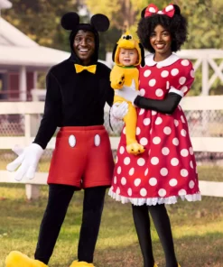 Fun Costumes Deluxe Mickey Mouse Disney Costume For Adults -Wonderful Halloween Costumes Shop adult deluxe mickey mouse costume alt 2