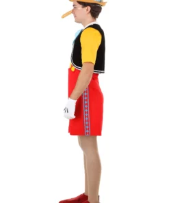 Fun Costumes Deluxe Disney Pinocchio Costume For Adults -Wonderful Halloween Costumes Shop adult deluxe pinocchio costume alt 2