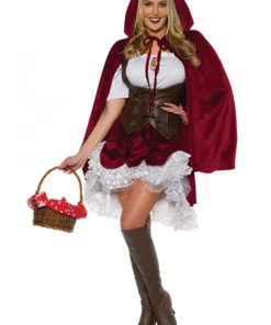 Underwraps Women's Deluxe Sexy Red Riding Hood Costume