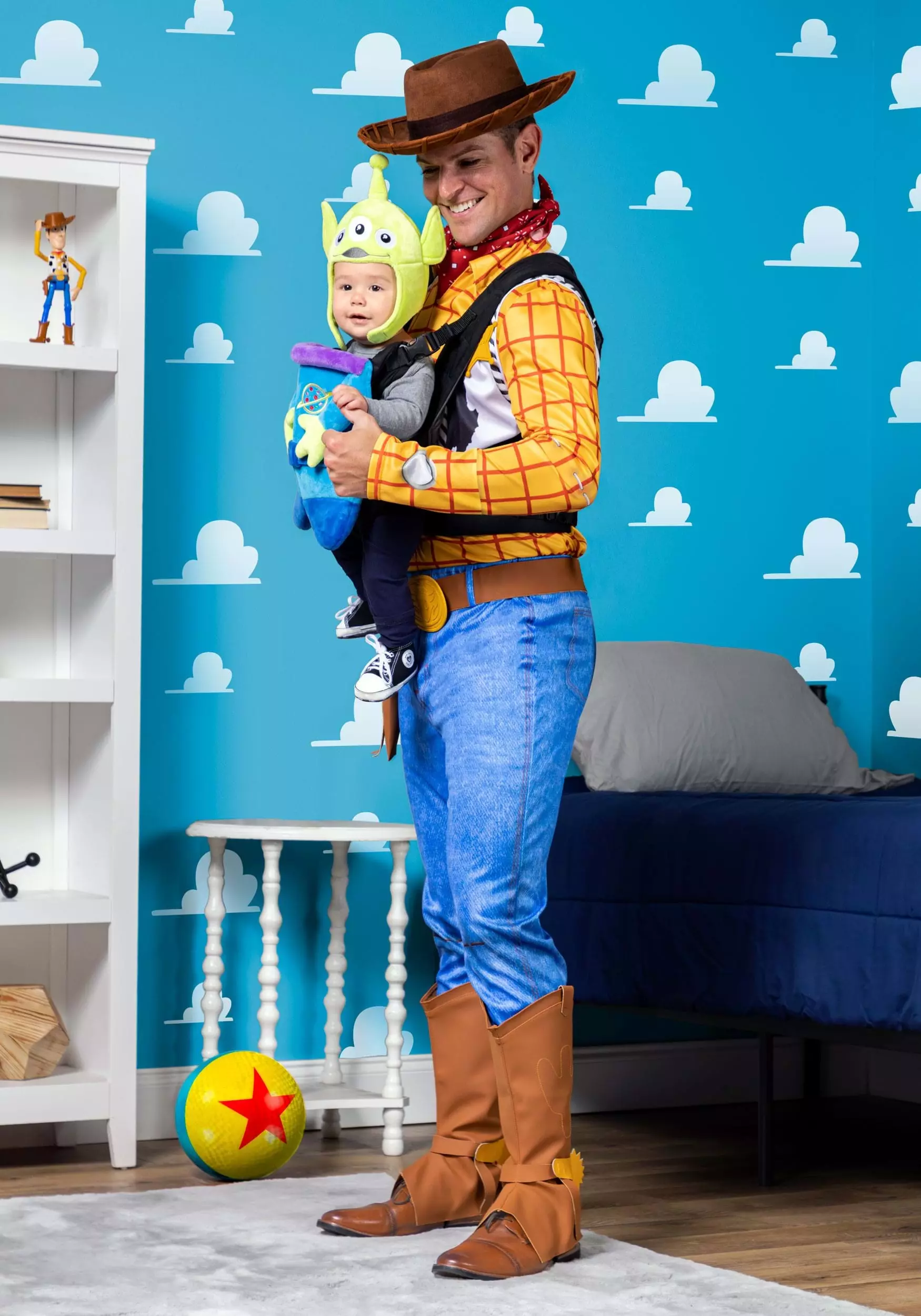 Fun Costumes Men's Disney Deluxe Woody Toy Story Costume 5 Fun Costumes Men's Disney Deluxe Woody Toy Story Costume - Image 3