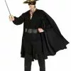 Fun Costumes Deluxe Zorro Adult Costume -Wonderful Halloween Costumes Shop adult deluxe zorro costume