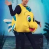 Fun Costumes Disney Flounder Costume For Adults -Wonderful Halloween Costumes Shop adult disney flounder costume 2