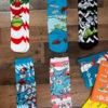 Elope Dr. Seuss Pattern Crew Sock Set For Adults -Wonderful Halloween Costumes Shop adult dr seuss patterns crew sock set 5 pairs 0