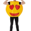 Dress Up America Emoji Heart Smiley Costume For Adults