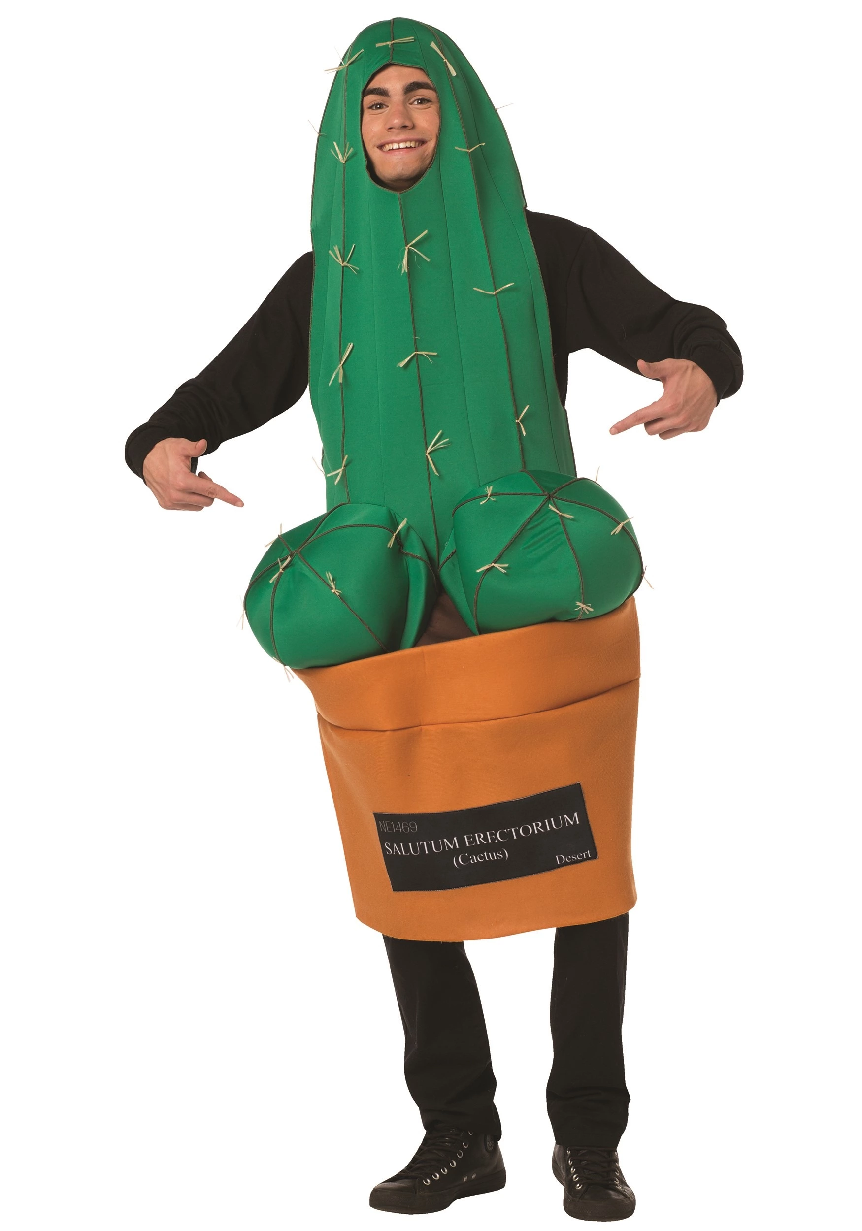 Morris Costumes Adult Happy Cactus Costume 3 Morris Costumes Adult Happy Cactus Costume