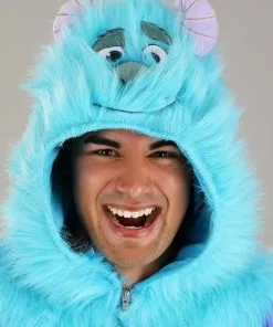 Zhenjiang Lian Yew Every Age Garment Accessories A Hooded Disney Monsters Inc Sulley Costume For Adults -Wonderful Halloween Costumes Shop adult hooded monsters inc sulley costume alt 2