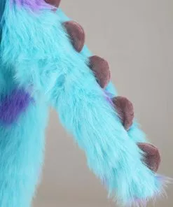 Zhenjiang Lian Yew Every Age Garment Accessories A Hooded Disney Monsters Inc Sulley Costume For Adults -Wonderful Halloween Costumes Shop adult hooded monsters inc sulley costume alt 4