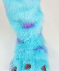 Zhenjiang Lian Yew Every Age Garment Accessories A Hooded Disney Monsters Inc Sulley Costume For Adults -Wonderful Halloween Costumes Shop adult hooded monsters inc sulley costume alt 5