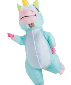 Joyin Inflatable Blue Unicorn Costume For Adults -Wonderful Halloween Costumes Shop adult inflatable blue unicorn costume alt 2