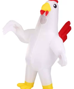NingBo Wonderful Industry & Trade Ltd Adult Chicken Inflatable Costume -Wonderful Halloween Costumes Shop adult inflatable chicken costume alt 2