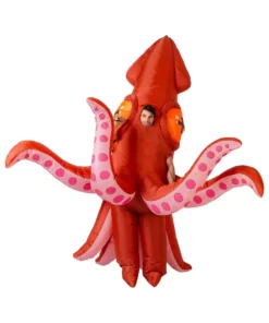 Joyin Inflatable Giant Squid Costume For Adults -Wonderful Halloween Costumes Shop adult inflatable giant squid costume alt 2
