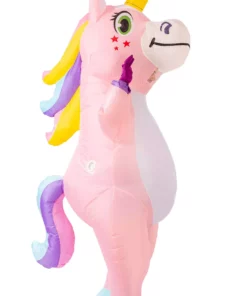 Joyin Inflatable Pink Unicorn Costume For Adults -Wonderful Halloween Costumes Shop adult inflatable pink unicorn costume alt 3