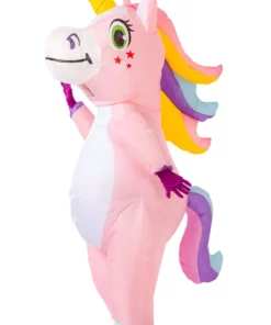 Joyin Inflatable Pink Unicorn Costume For Adults -Wonderful Halloween Costumes Shop adult inflatable pink unicorn costume alt 4
