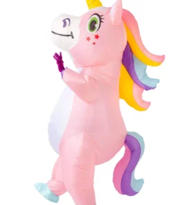 Joyin Inflatable Pink Unicorn Costume For Adults -Wonderful Halloween Costumes Shop adult inflatable pink unicorn costume alt 6