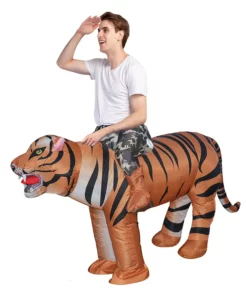 Goosh Inc. Inflatable Ride A Tiger Costume For Adults