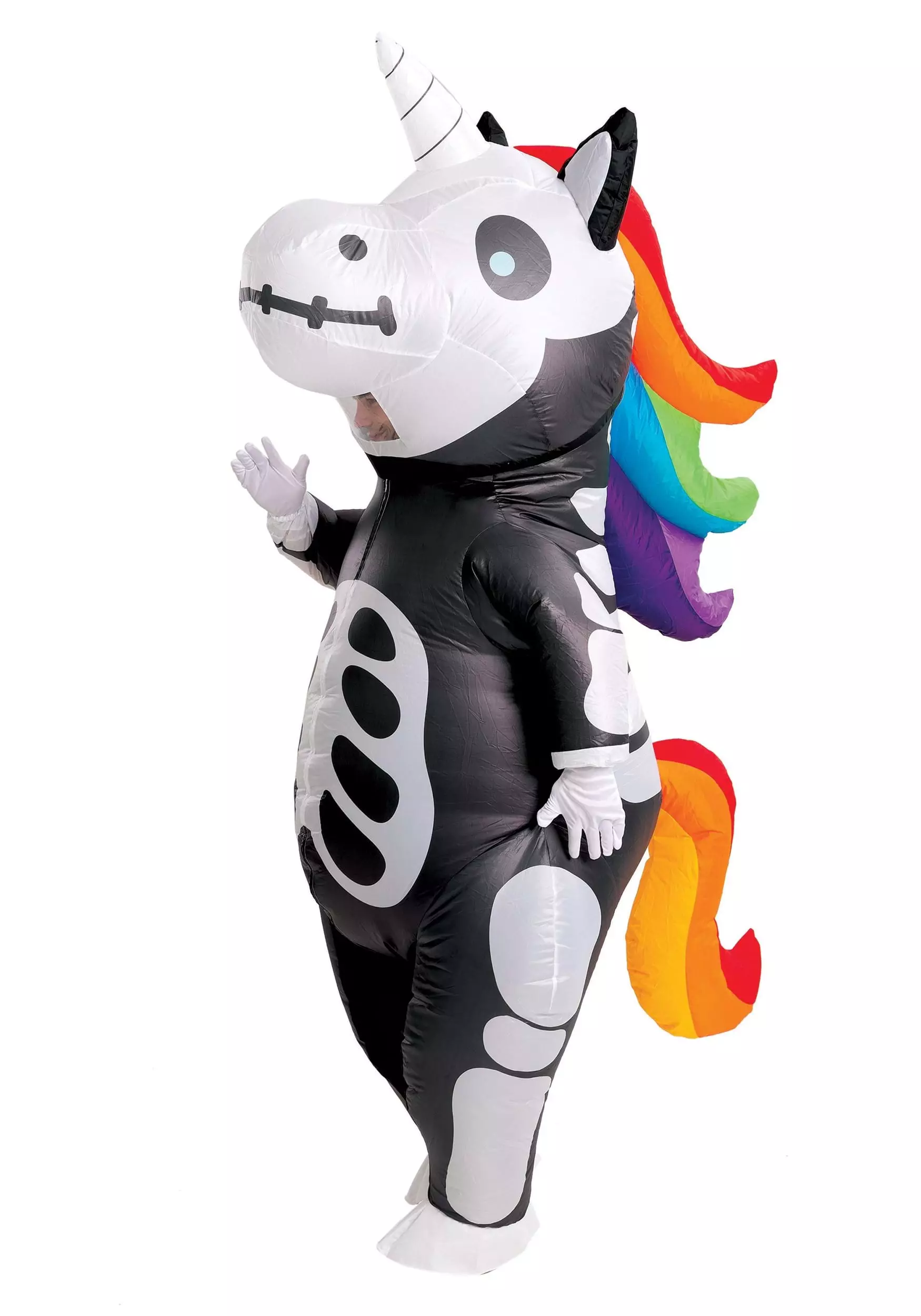 Joyin Adult Inflatable Skeleton Unicorn Costume 3 Joyin Adult Inflatable Skeleton Unicorn Costume