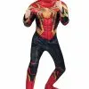 JAZWARES Integrated Suit Spider-Man Costume For Adults -Wonderful Halloween Costumes Shop adult integrated suit spider man costume
