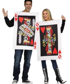 Fun World King & Queen Of Hearts Adults Costume