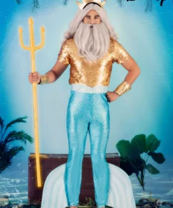 Fun Costumes Disney The Little Mermaid King Triton Costume For Men