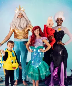 Fun Costumes Disney The Little Mermaid King Triton Costume For Men -Wonderful Halloween Costumes Shop adult king triton costume alt 3