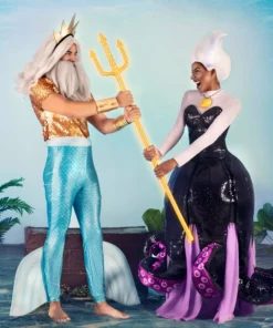 Fun Costumes Disney The Little Mermaid King Triton Costume For Men -Wonderful Halloween Costumes Shop adult king triton costume alt 4