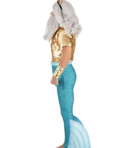 Fun Costumes Disney The Little Mermaid King Triton Costume For Men -Wonderful Halloween Costumes Shop adult king triton costume alt 9
