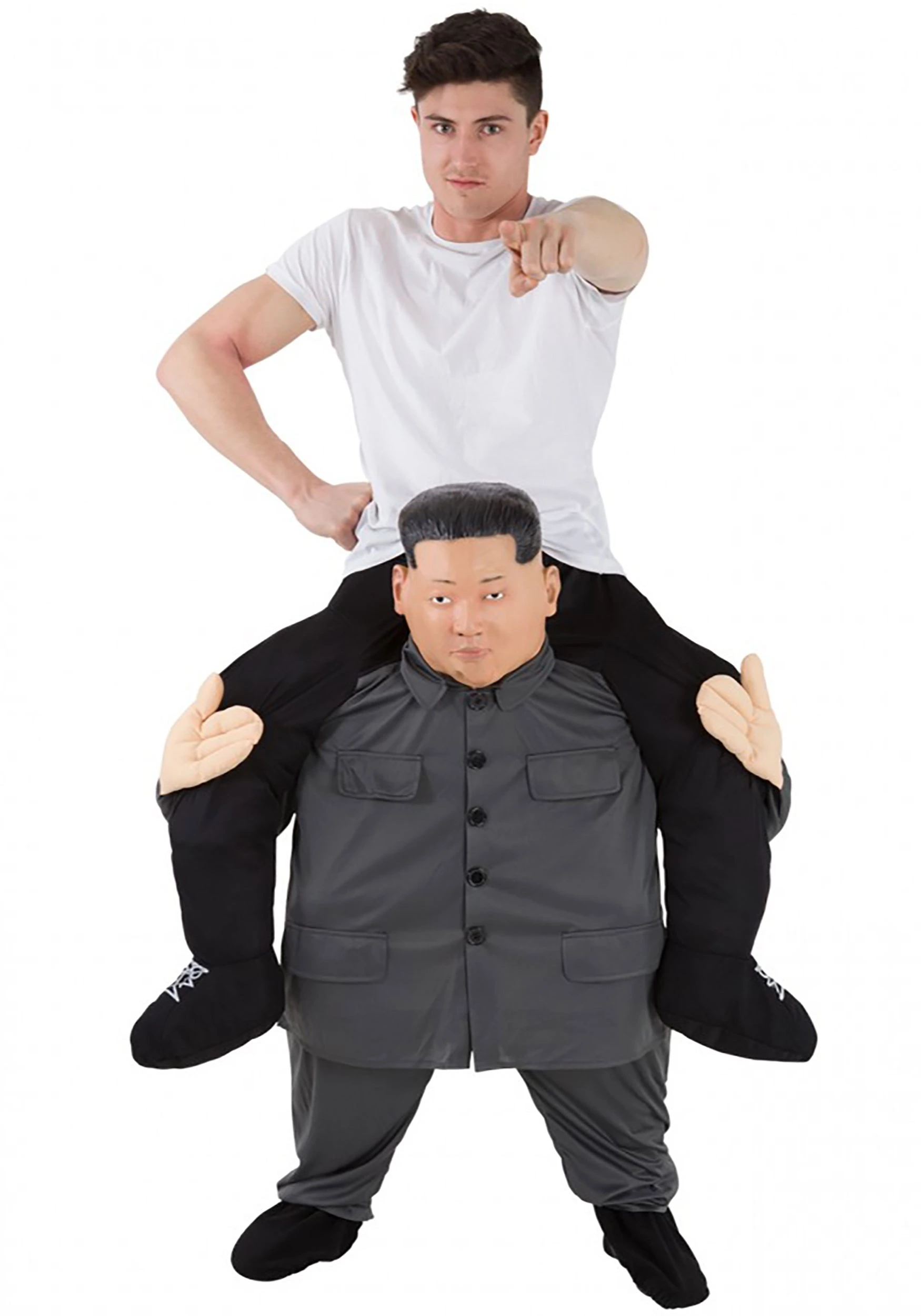 Morphsuits Adult's KJU Piggyback Costume 3 Morphsuits Adult's KJU Piggyback Costume