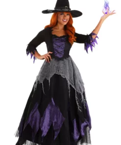 Suzhou Zhongsheng Imp & Exp Co., Ltd Midnight Purple Witch Costume For Women