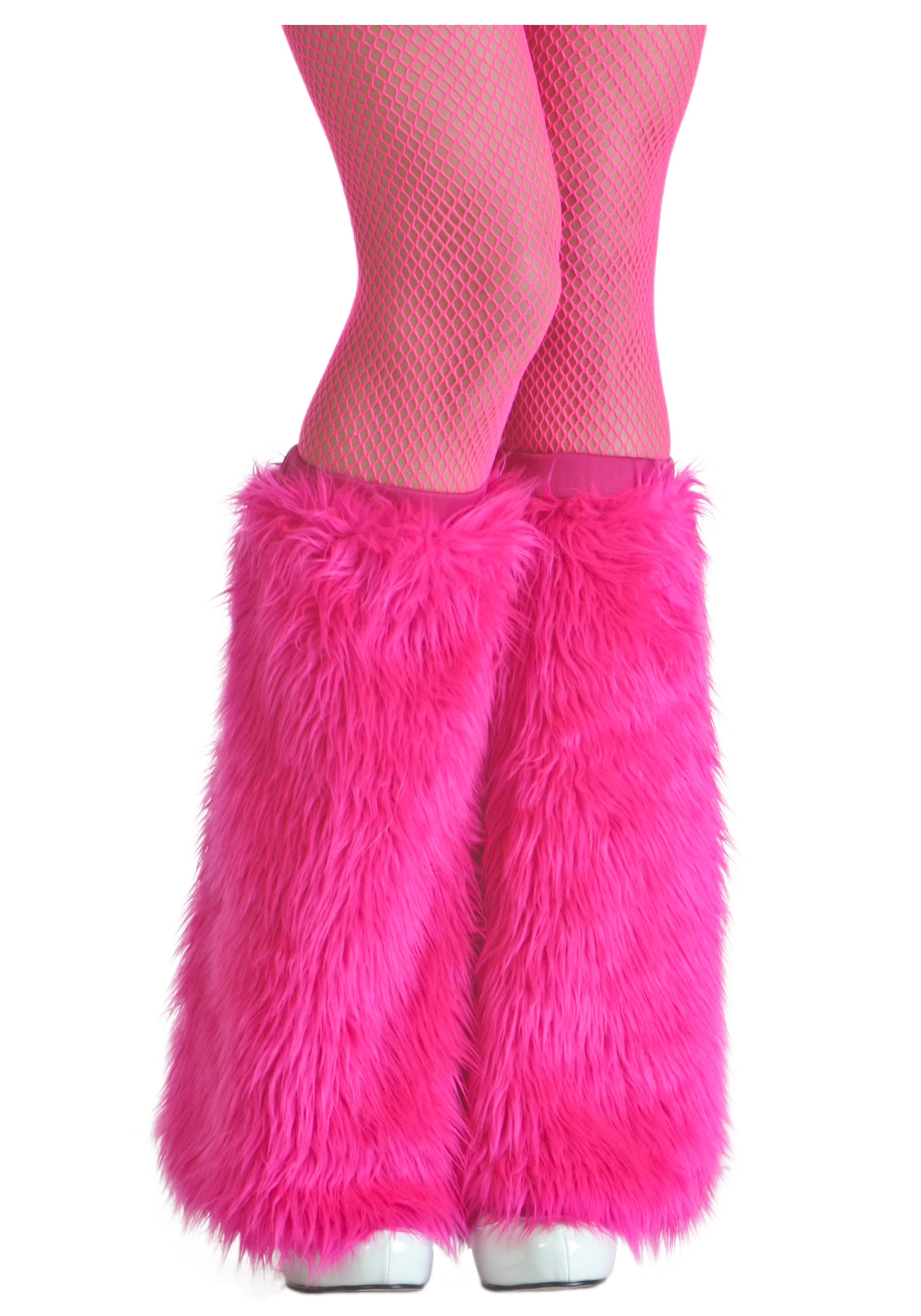 Fun Costumes Adult Pink Furry Boot Covers 3 Fun Costumes Adult Pink Furry Boot Covers