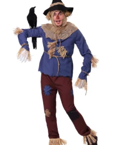 Fun Costumes Patchwork Scarecrow Adult Plus Size Costume