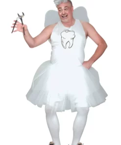 Fun World Adult Plus Size Tooth Fairy Costume