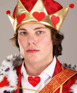Fun Costumes Premium King Of Hearts Costume For Adults -Wonderful Halloween Costumes Shop adult premium king of hearts costume alt 2 1