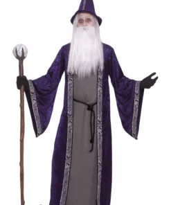 Forum Novelties, Inc Adult Purple Wizard Costume With Belt