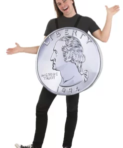 M&R TOY CO., LTD Silver Quarter Costume For Adults