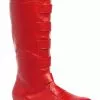 Ellie Red Superhero Adult Boots -Wonderful Halloween Costumes Shop adult red superhero boots1