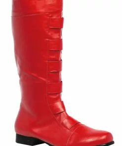 Ellie Red Superhero Adult Boots