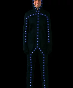 Partytime Costume & Lingerie (Yiwu) Factory Lighted Adult Stick Man Costume -Wonderful Halloween Costumes Shop adult stick man costumel